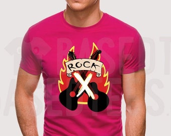 Rockgitarren-T-Shirt
