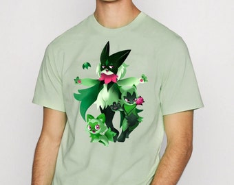 Leaf Cats Grass starters fanart T-shirt