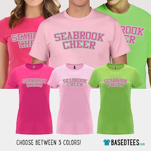 Seabrook Cheer Zombies - T-shirt (pink, light pink or bright green)