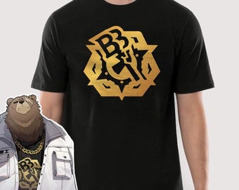 BB Ben Bigger Zenless Zone T-Shirt (mit Goldfolie bedruckt)