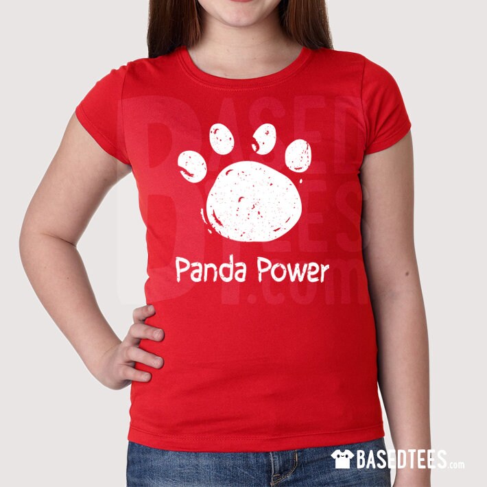 Panda Power T-shirt - Etsy Australia