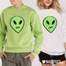 Alien sweatshirt or t-shirt 