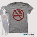 No smoke T-shirt product logo