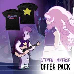Steven Universe Greg and Rose OFFER PACK 2 tshirts - Mr Universe and Star tshirt image 2