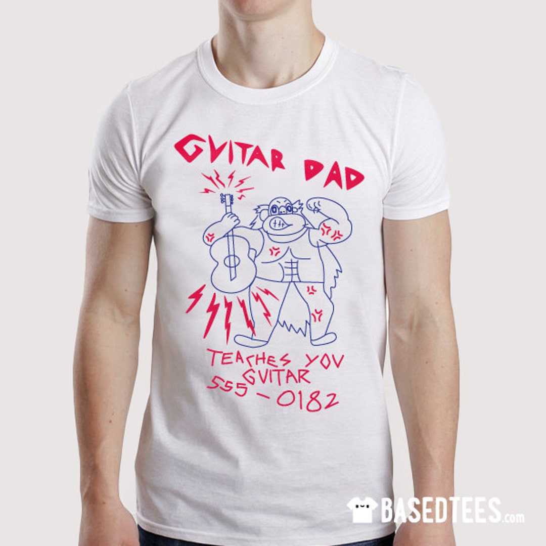 Guitar Dad T-shirt - Etsy México, image size:1080x1080