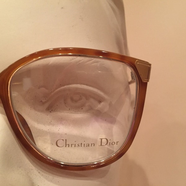 Christian Dior cat-eye oversize woman eye frame, woman eyewear, NOS, deadstock, optyl, true vintage eyewear