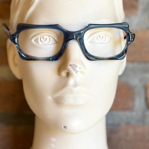 Pierre Cardin C10 Sunglasses 1960s- NOS - Rare Transparent Blue Futuristic Frame - Iconic Space Age Vintage- unisex