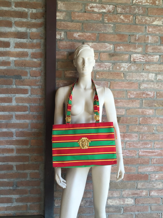 Gianni Versace vintage handbag,, huge shopping ba… - image 1