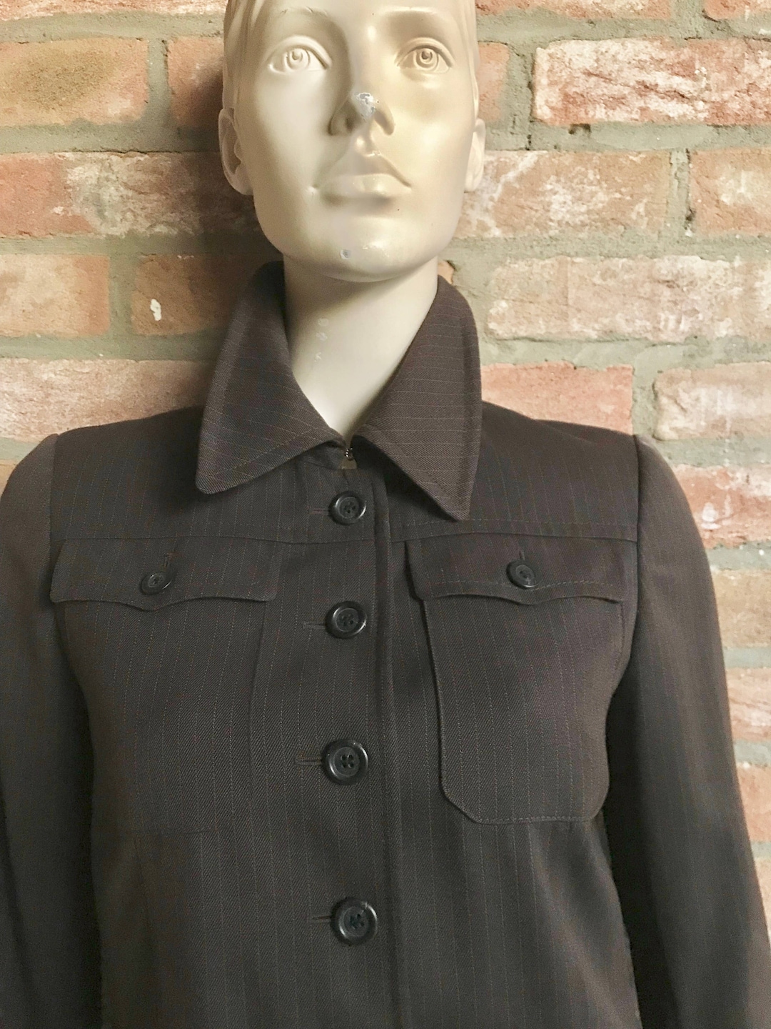 Dries Van Noten Women Size M 90S Short Wool Jacket Vintage