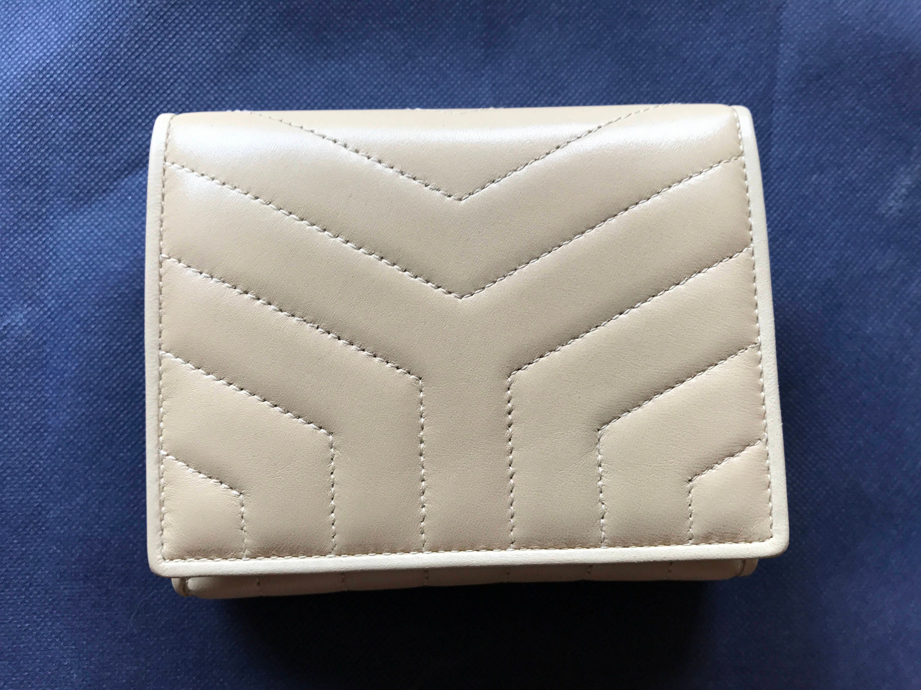 Saint Laurent Portadoll leather money clip wallet - ShopStyle