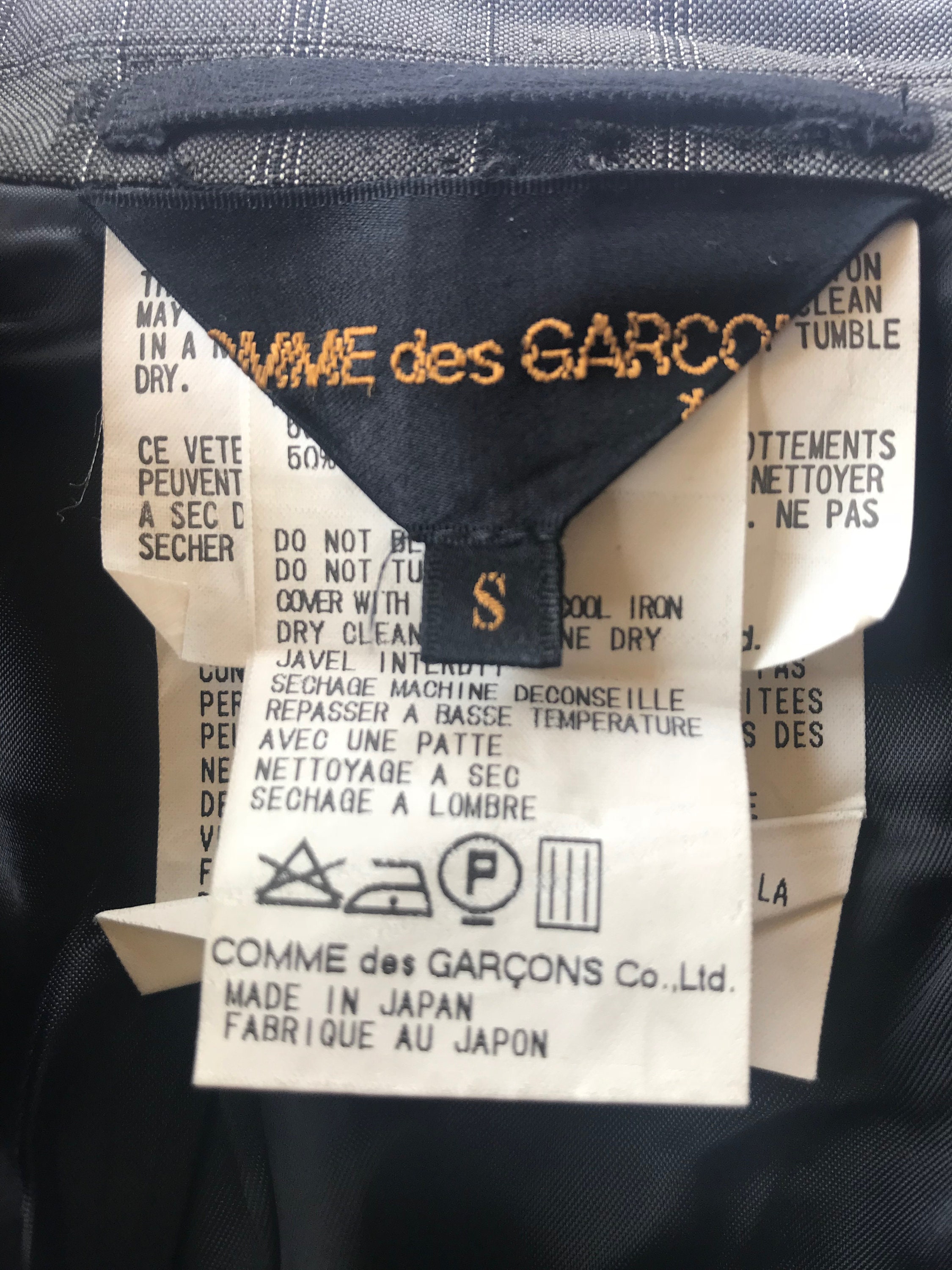 Comme Des Garçons Archive Jacket, Rare Collector's Item, Rei Comme Des Garçons Archive Jacket, Rare Collector's Item, Rei