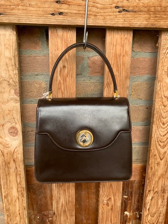 Vintage Gucci Handbag in Black Leather, c.1960s – Menage Modern