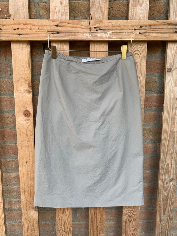 Miu Miu, tecnical fabric, vintage woman skirt