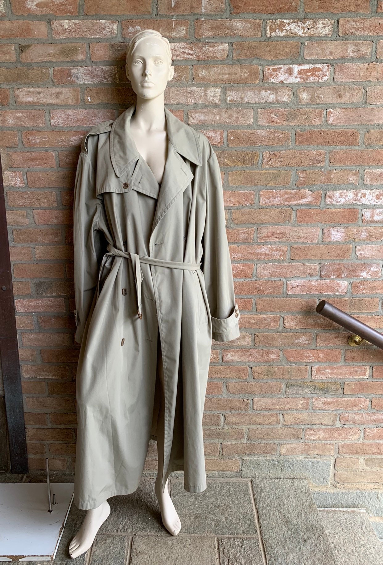 Maison Martin Margiela Oversize Trench Coat Spring 2000 Mint