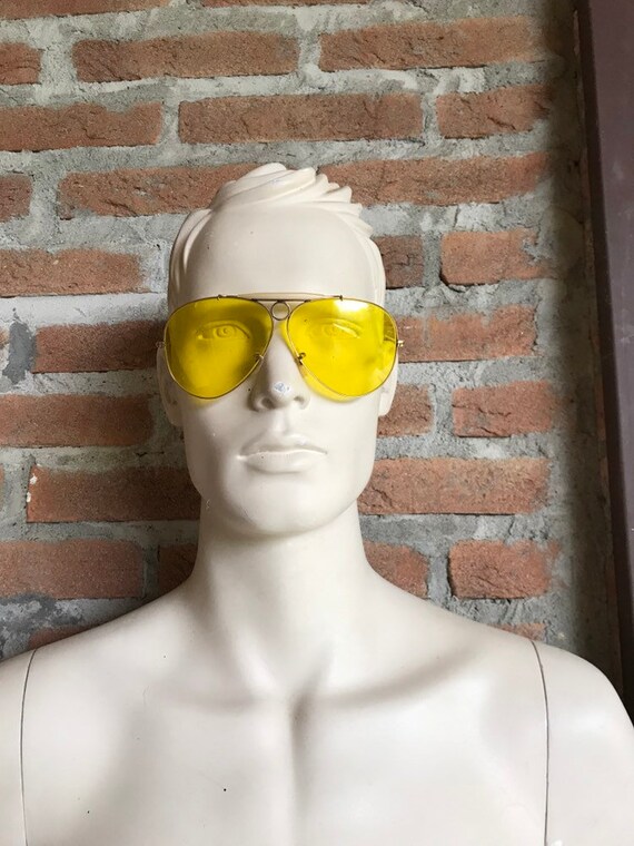 ray ban 3138 shooter yellow lens