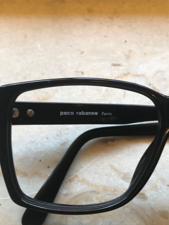 Black nerd, geek vintage eyeframe, glasses, nos, … - image 6