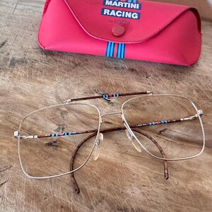 Lozza Martini Racing Acropolis 80s Frame, Italian Rally Eyewear, Ultra Thin Satin Silver Metal, luxury Enamel Detail image 11
