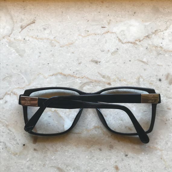 Black nerd, geek vintage eyeframe, glasses, nos, … - image 8