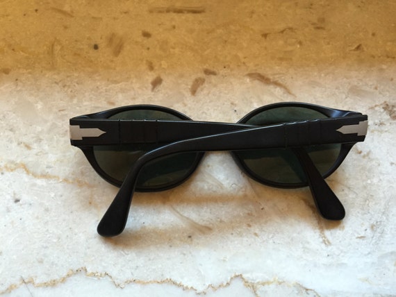 Persol 2520 V, matte black, oval shaped Persol su… - image 5