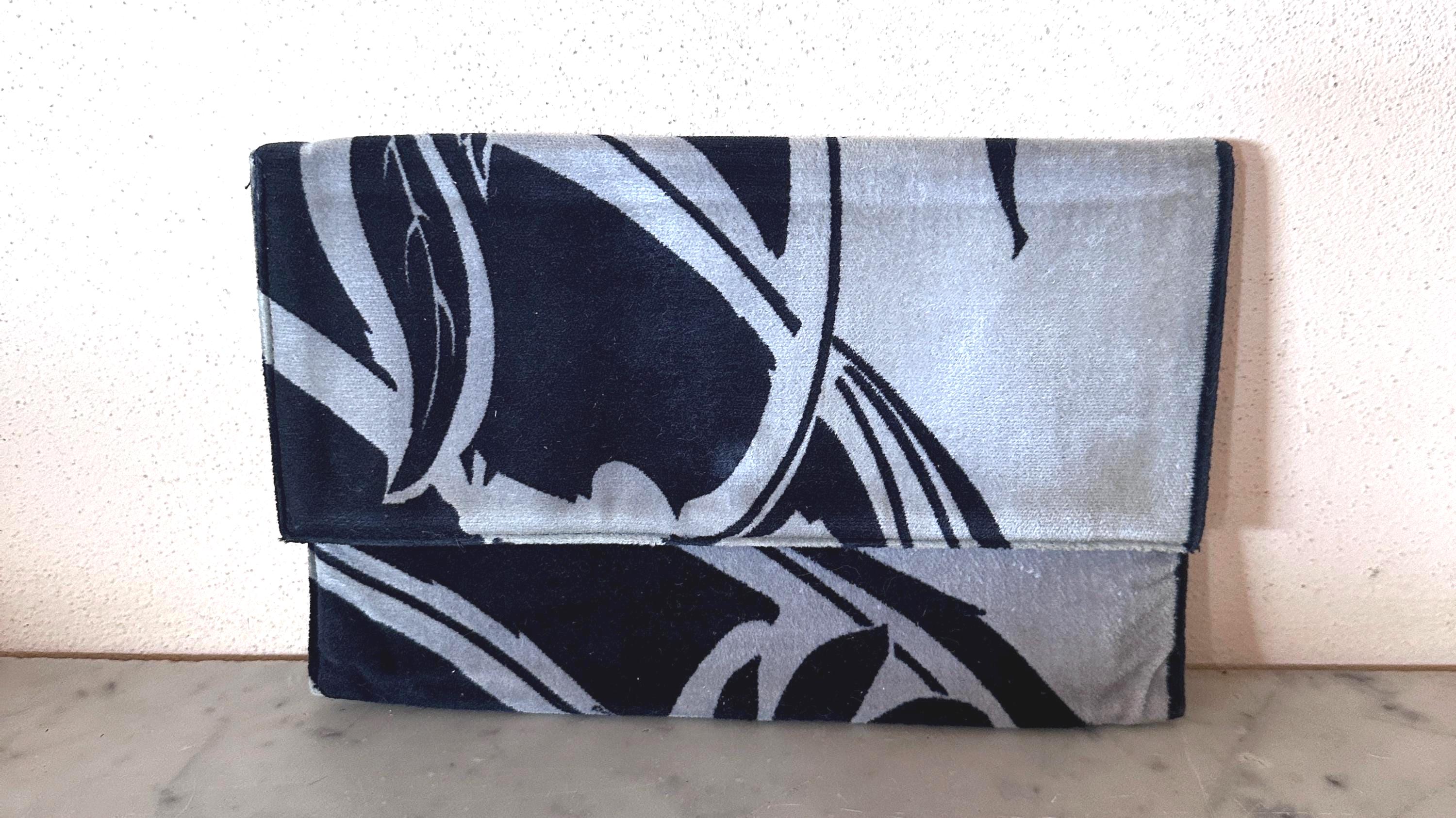 Emilio Pucci Velvet Document Holder, 1960s Italian Passport Case