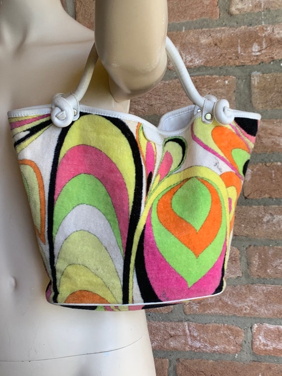 Summer Emilio Pucci vintage purse bright colors c… - image 3