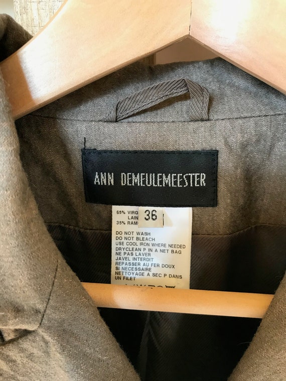 Ann Demeulemeester vintage blazer, natural color,… - image 3