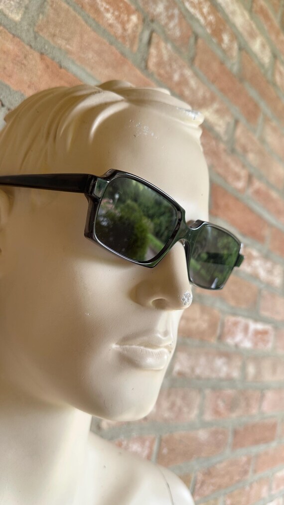 Pierre Cardin 60s Sunglasses, Rare Flat Lens Shades, Mod Space Age