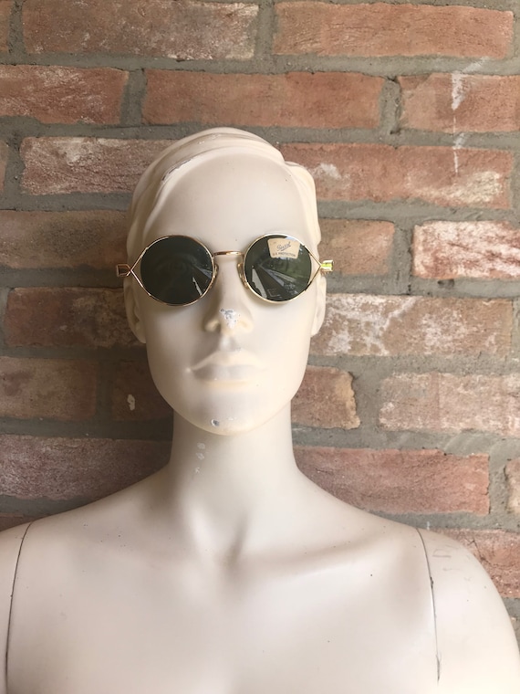 persol vintage round sunglasses nos 