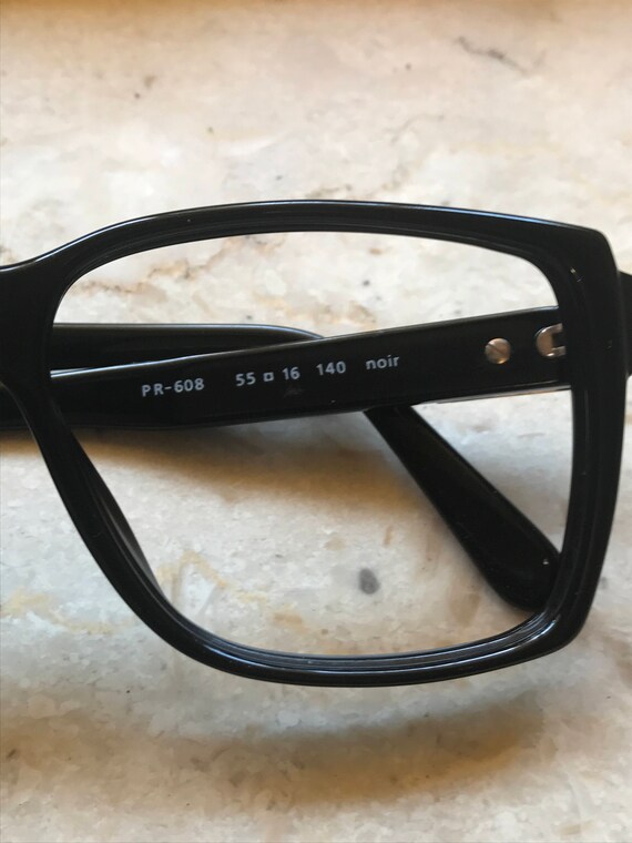 Black nerd, geek vintage eyeframe, glasses, nos, … - image 7