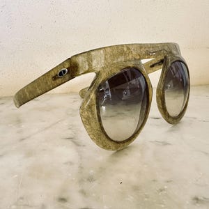 Christian Dior Optyl 2030-50 Vintage 1970s Space Age Oversized