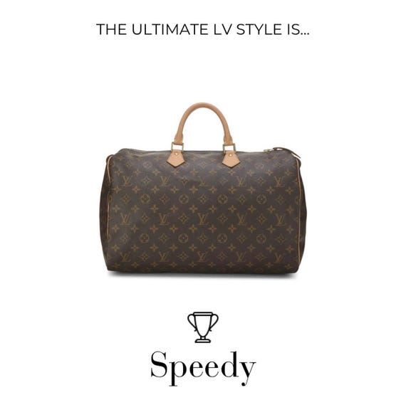Louis Vuitton Vintage Monogram Canvas Speedy 40 Top Handle Bag