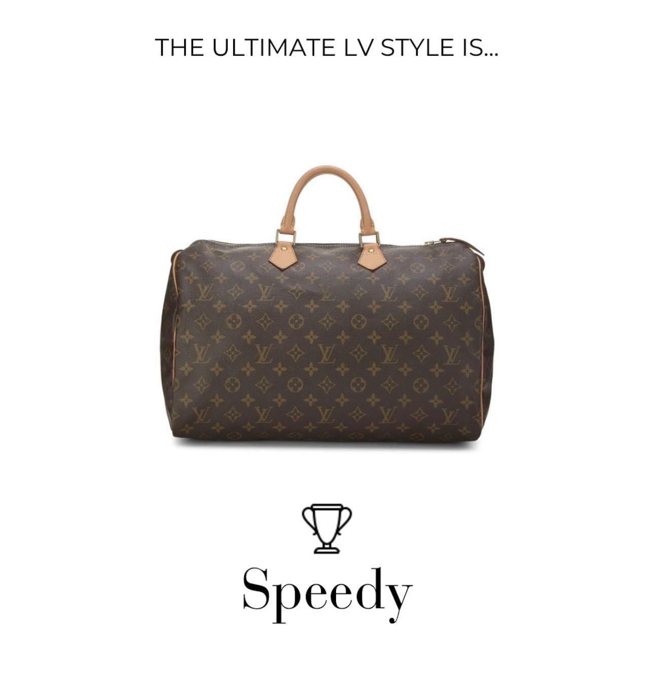 Louis Vuitton Vintage Monogram Canvas Speedy 40 Top Handle Bag