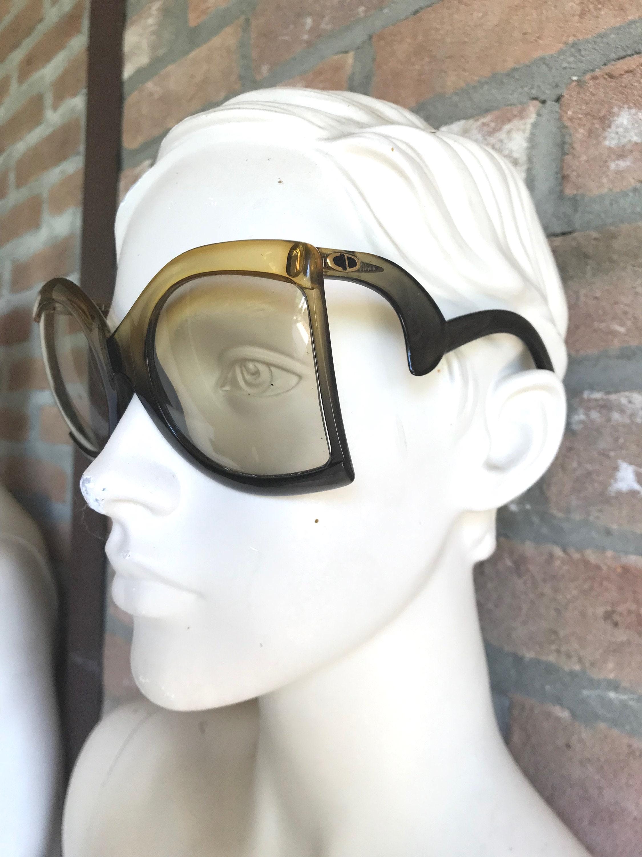 Christian Dior Sunglasses Oversized Honey Optyl Frame Vintage Christian Dior 2044-30 Optyl Honey | Mercari main image 2