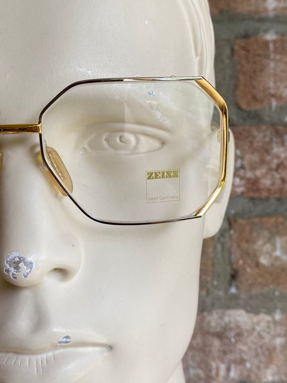 ツァイス カラット ヴィンテージ眼鏡、22Kt 金メッキフレーム