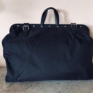 Helmut Lang Overnight Bag Large, 90s Vintage NOS, Black Cordura