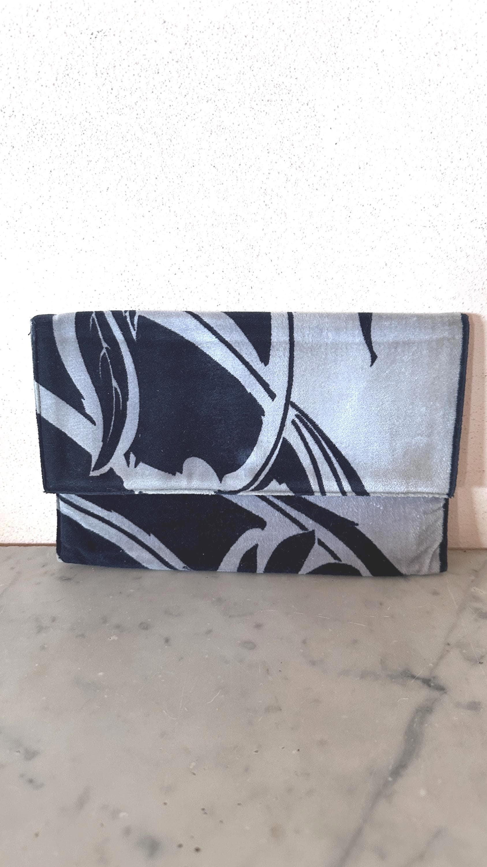 Emilio Pucci Velvet Document Holder, 1960s Italian Passport Case