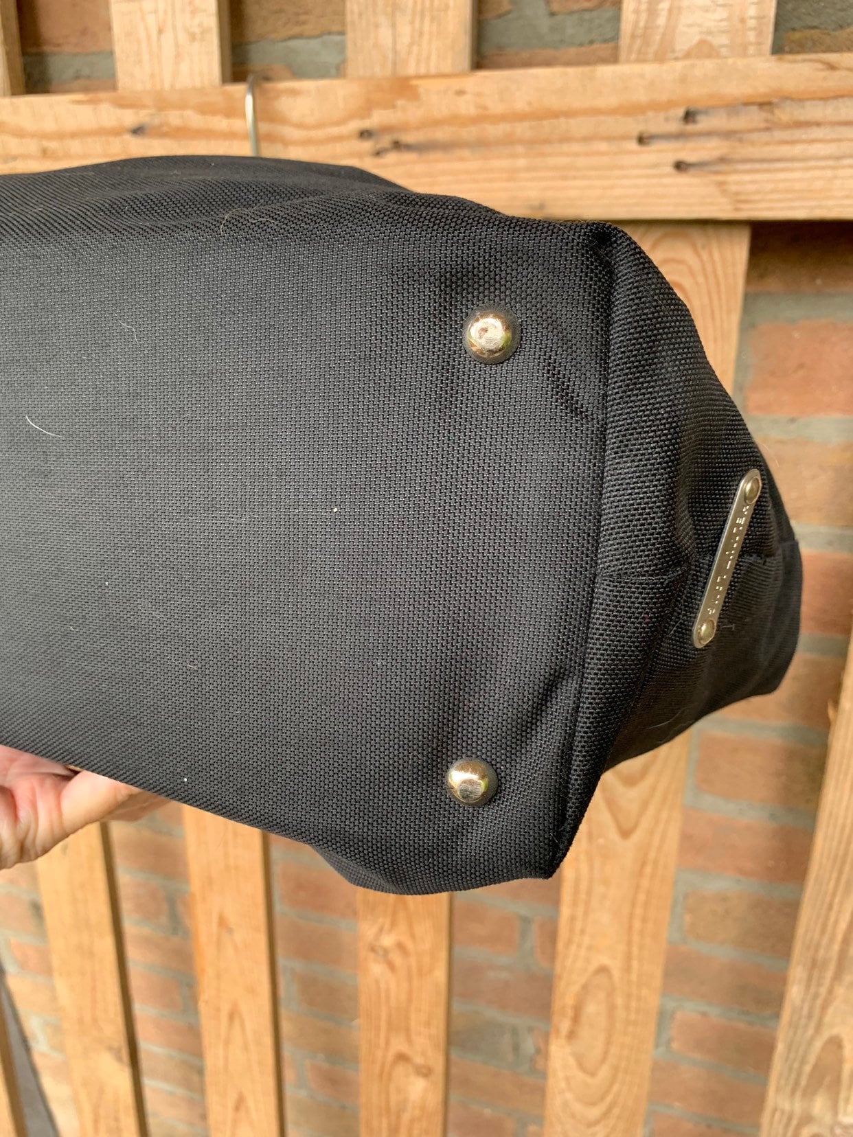 Helmut Lang Overnight Bag Large, 90s Vintage NOS, Black Cordura Helmut Lang Overnight Bag Large, 90s Vintage NOS, Black Cordura