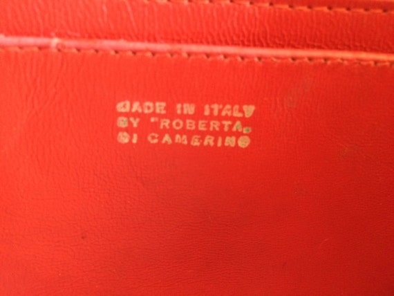 Roberta di Camerino handbag, vintage purse, red o… - image 5