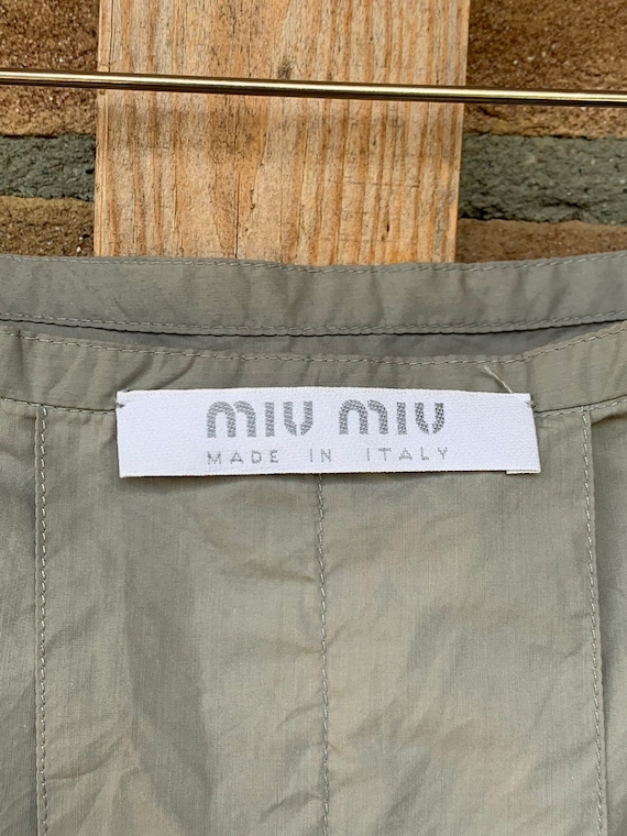 Miu Miu, tecnical fabric, vintage woman skirt - image 3