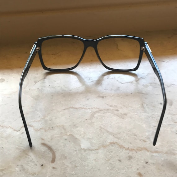 Black nerd, geek vintage eyeframe, glasses, nos, … - image 9