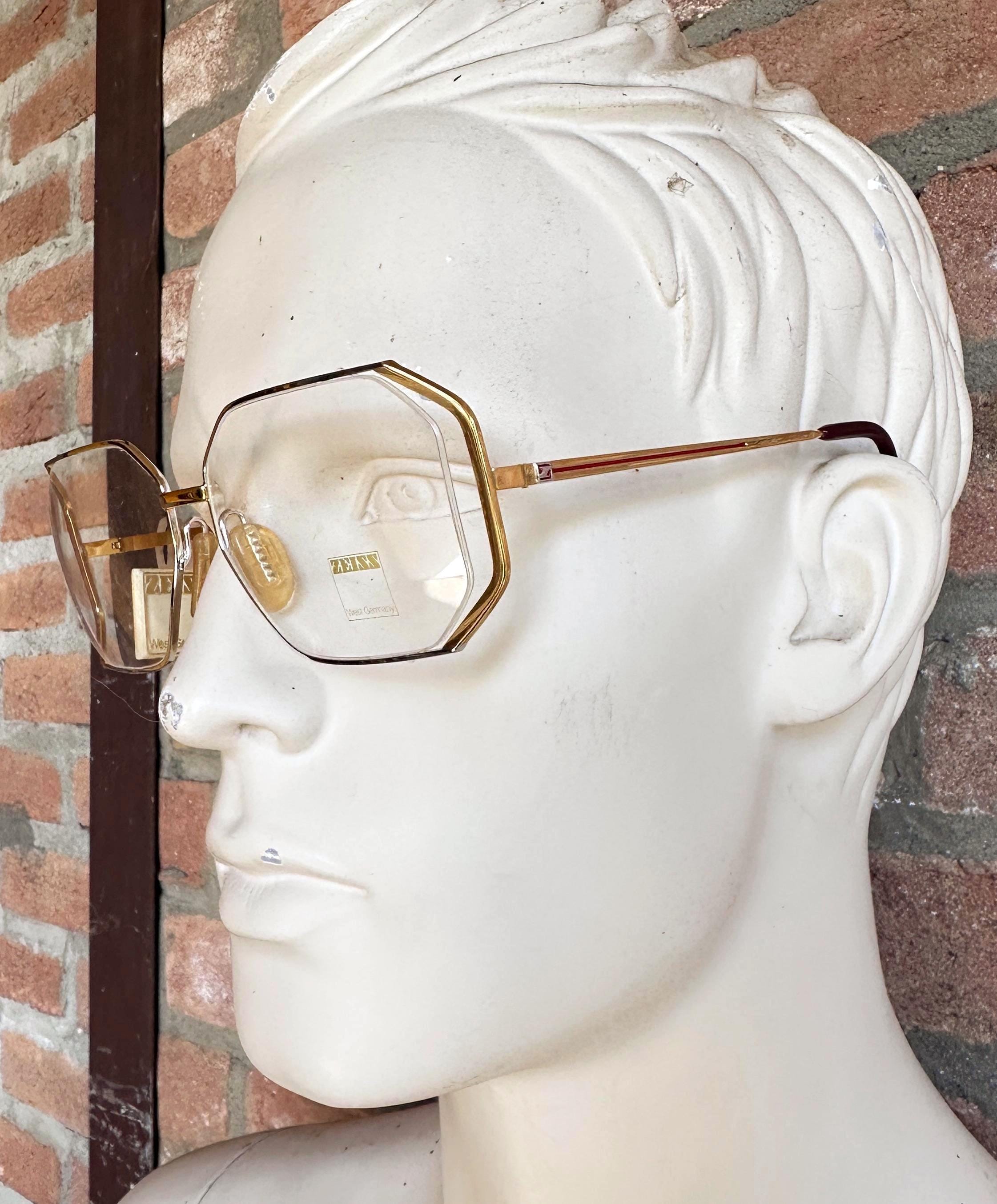 ツァイス カラット ヴィンテージ眼鏡、22Kt 金メッキフレーム