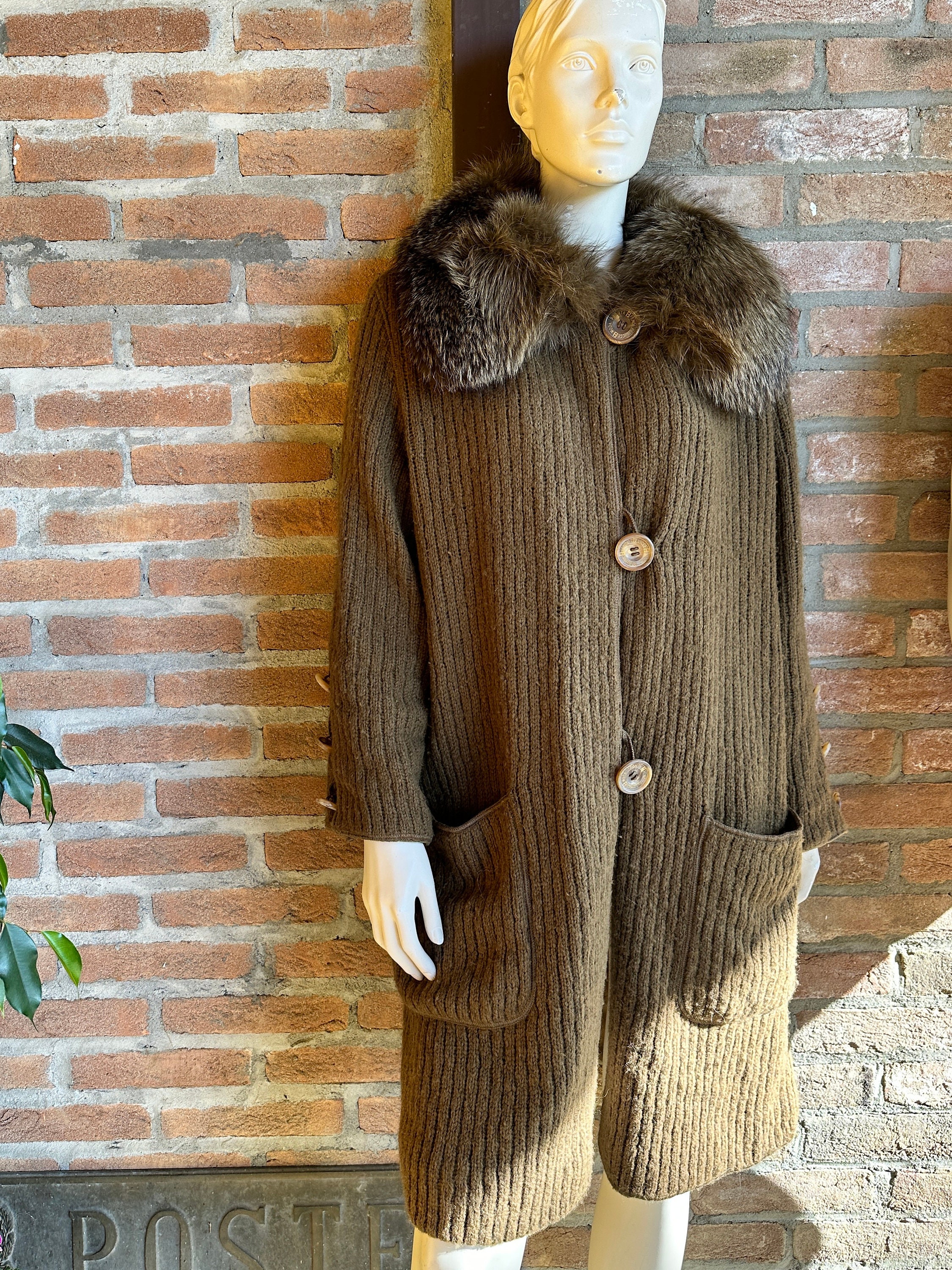 Vintage Woman Outdoor, Vintage Coat, Wool and Silk, Totally