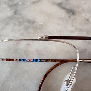 Lozza Martini Racing Acropolis 80s Frame, Italian Rally Eyewear, Ultra Thin Satin Silver Metal, luxury Enamel Detail image 8