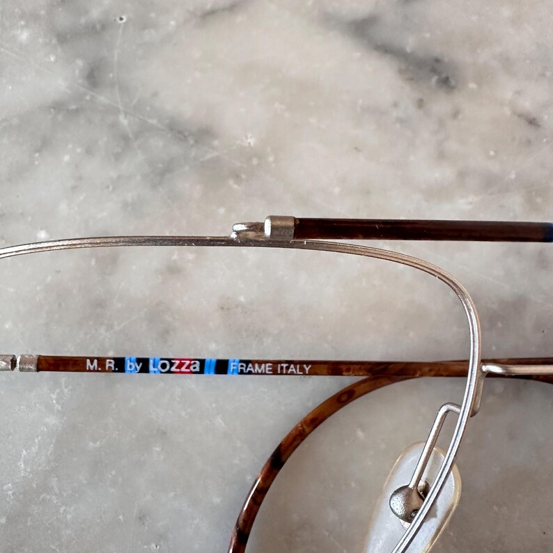 Lozza Martini Racing Acropolis 80s Frame, Italian Rally Eyewear, Ultra Thin Satin Silver Metal, luxury Enamel Detail image 8