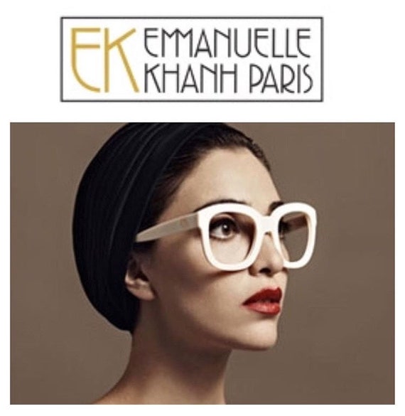 Emmanuelle Khanh vintage oversize violet sunglass… - image 9