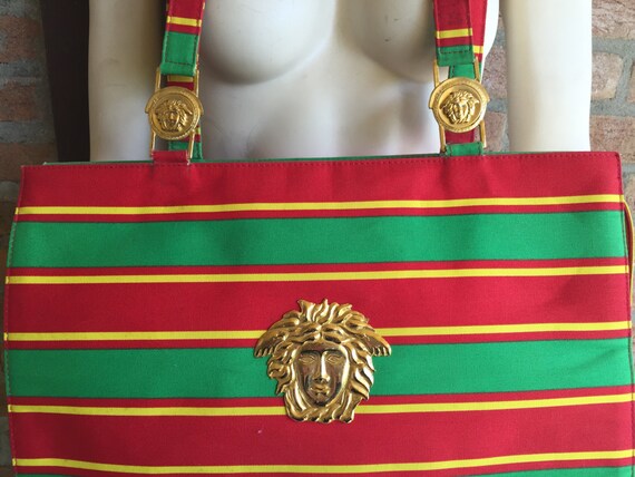 Gianni Versace vintage handbag,, huge shopping ba… - image 3