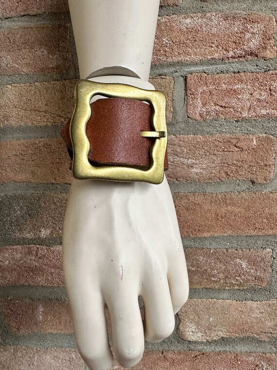 Maison margiela leather bracelet - Gem