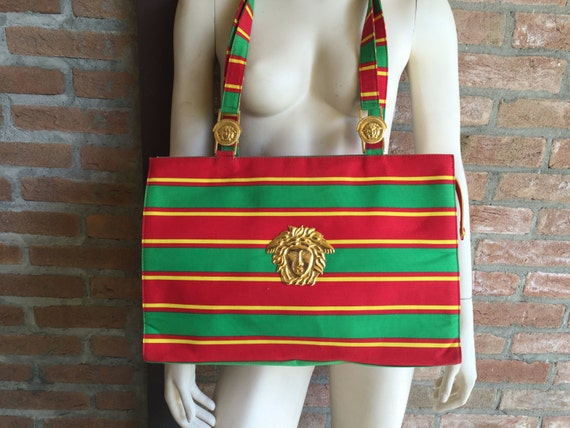 Gianni Versace vintage handbag,, huge shopping ba… - image 2