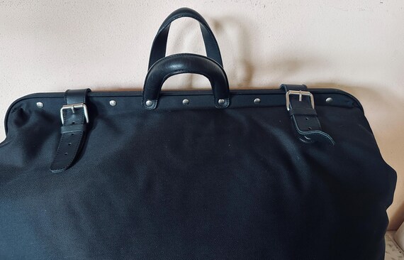 Helmut Lang Overnight Bag Large, 90s Vintage NOS, Black Cordura