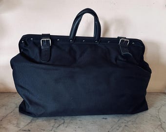 Helmut Lang Overnight Bag Large, 90s Vintage NOS, Black Cordura